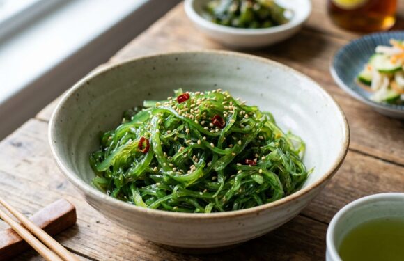 Den delikate verden af goma wakame tang